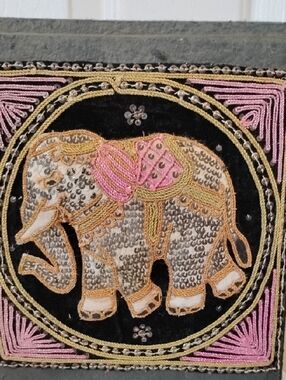 Rare Artisan Elephant Journal Handmade Paper One of a Kind
